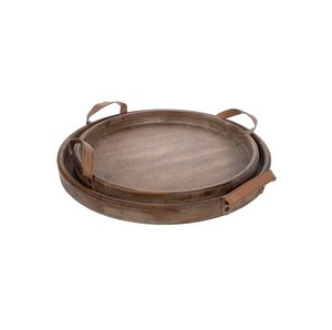 Rectangular Wooden Serving Tray Solid Wood Handmade Minimalist Design Dishes Plates for <b>Breakfast</b> Dinner Desserts Beverages - Product Image 3