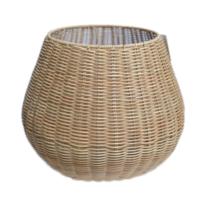 Handmade Pear Shape Wicker Basket Rattan <b>Storage</b> <b>Box</b> Natural <b>Brown</b> Weaving Organizer for Home Decor - Product Image 2
