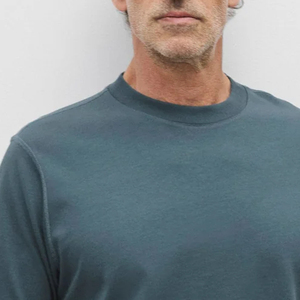 T-shirt OEM à manches courtes pour homme, col rond, été / T-shirt OEM en coton de haute qualité pour homme, tendance été 2026 - Product Image 2