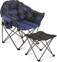 Guide Gear Chaise pliante portable surdimensionnée pour l'extérieur Design moderne avec sièges rembourrés Capacité de 500 lb pour le camping et les clubs