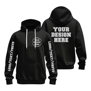 Sweat à capuche polaire personnalisé pour homme, vêtement de sport avec logo imprimé intégral, OEM/ODM, respirant et écologique - Product Image 1