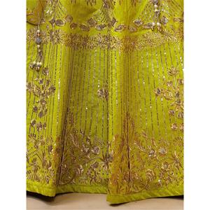 Ropa de boda de fiesta Lehenga Choli bordada de neón sofisticada - Product Image 1