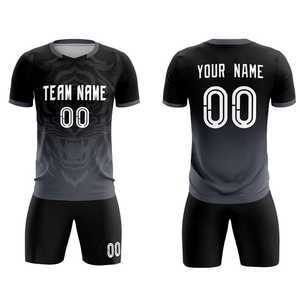 Uniforme de Fútbol Personalizado de Alta Calidad, Conjunto de Camiseta y Pantalones Cortos Transpirables de Secado Rápido, Equipación Deportiva Profesional OEM - Product Image 4