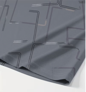 T-shirt à manches courtes pour homme, imprimé géométrique, col rond, coupe ajustée, vêtement décontracté, imprimé numérique, tissu jersey respirant - Product Image 3