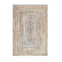Maßgefertigter 100% Jute-Durrie-Teppich Handgewebter Indischer Bodenbelag Dekorativ für Esszimmer Kilim Direktexport Indien