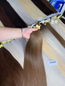 ผมต่อจากเวียดนามแท้สำหรับ100% ผมมนุษย์สีออมเบรสามารถปรับแต่งได้ - Product Image 2