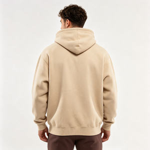 Vente en gros de sweats à capuche en coton surdimensionnés pour hommes, avec des modèles à épaules tombantes et des modèles style skate pour les détaillants américains - Product Image 2