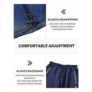 Ensemble de survêtements athlétiques pour hommes, 2 pièces, pour le jogging, décontracté, avec sweat à capuche zippé et pantalon de sport - Product Image 6