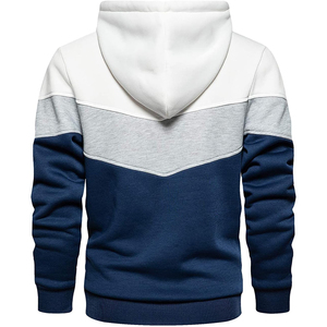 Wholesale Men's Pullover <b>Hoodies</b> 100% Cotton Fleece Fabric Pocket Design Quick Dry & Breathable Customized Logo Option - Product Image 2