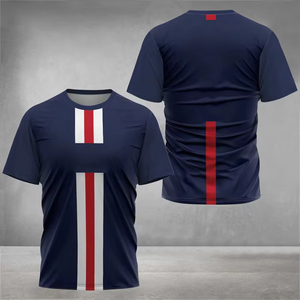 เสื้อยืดกีฬาฤดูร้อนปี 2026 สำหรับผู้ชาย แฟชั่นทันสมัย สตรีทแวร์ พิมพ์ลาย 3 มิติ เสื้อยืดฟิตเนส ทรงหลวม ยืดหยุ่น สวมใส่สบาย - Product Image 3