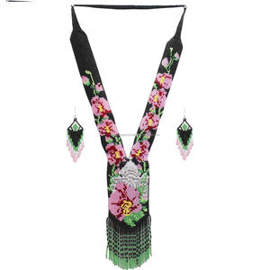 Hecho a mano de moda Trible Beaded Jewelry Native Patterned Glass Seed Collar unisex Regalo de moda para mujeres - Product Image 2