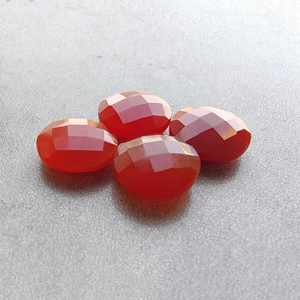 Carnelian naturel, taille briolette, coupe ronde, calibré, qualité AAA+, pierre précieuse pour la fabrication de bijoux, toutes tailles disponibles - Product Image 4