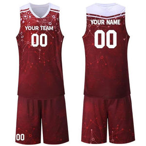 Tenues de basket-ball pour hommes de qualité supérieure, respirantes, écologiques, légères, 100% polyester, personnalisables, fabriquées au Pakistan - Product Image 4