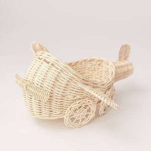 Rotin créatif tissé enfants avion jouets de haute qualité prix le moins cher jouet volant en osier tissé avion - Product Image 2