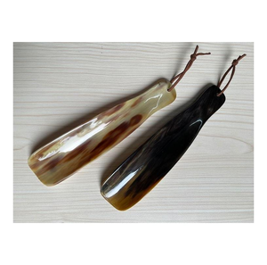 Calzador de cuerno de vaca natural de primera calidad, 16 pulgadas, calzador de cuerno de búfalo, mejor precio al por mayor, hecho en India - Product Image 2
