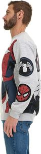Sweat-shirt à col rond imprimé Marvel Spider Man Venom, gris, coupe régulière, design de personnage, vêtements d'automne pour hommes - Product Image 2