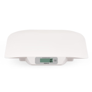 Báscula para Bebés Inteligente de Diseño Moderno, 20 kg, Blanca, Medición Precisa, Pantalla LCD con Retroiluminación, Portátil, Curva - Product Image 1