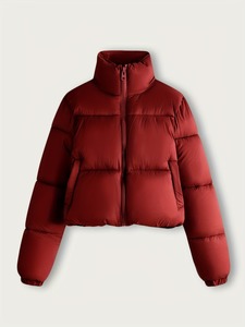 Women's Lightweight Packable Puffer <b>Jacket</b> Hooded Winter Quilted <b>Jacket</b> Custom Women's Hooded Full <b>Sleeve</b> Winter <b>Short</b> Length - Product Image 1