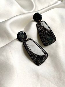 Premium Handmade Resin Drop <b>Earrings</b> with Modern Design, Lightweight Fashion Accessories for Women - Product Image 4