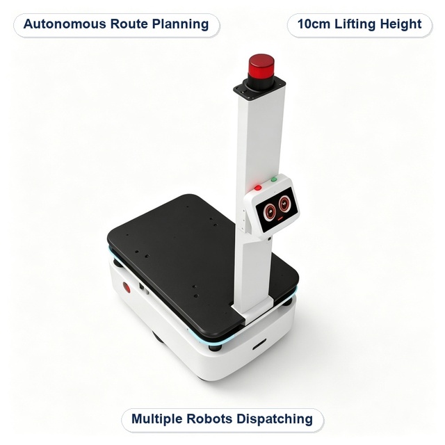 Dual Laser Fly Boat MAX Intelligent Factory Delivery Robot for Heavy-Duty Autonomous Material Transport and Warehouse Automation