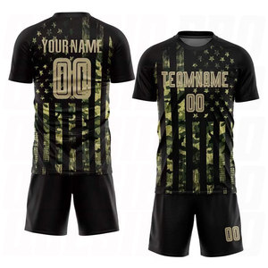 Maillots de football personnalisés de haute qualité avec tissu en polyester respirant, impression par sublimation, design entièrement personnalisé pour équipe - Product Image 3
