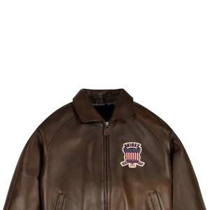 Best Price Women's Leather Avirex <b>Jacket</b> Premium Winter <b>Jacket</b> Genuine Leather Windproof Waterproof All Sizes Available - Product Image 4