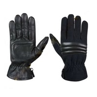 Gants tactiques à doigts complets Paume en cuir Gants compatibles avec l'écran tactile à doigts complets