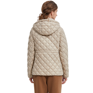 Blouson Bomber matelassé à capuche pour homme – Hiver, décontracté, fin, coupe-vent, fermeture éclair, couleur unie, longueur standard, couleur personnalisable sur le devant - Product Image 2