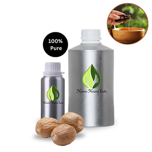 Huiles Naturelles d'Inde - Huile Essentielle Pure de Noix de Muscade avec Extrait de Feuilles Séchées pour Massage Corporel - Modèle NNI-EO-4208 - Product Image 3