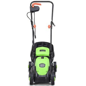 Tagliaerba Elettrico a Benzina 230V da 13 Pollici, Capacità di Raccolta Erba 8 Galloni, 3 Regolazioni Altezza, 15.5 Libbre, Leggero, a Spinta - Product Image 3
