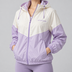 High Quality <b>Women</b> <b>Windbreaker</b> Jacket Quilted Breathable Windproof Nylon Outdoor Wholesale Customized - Product Image 4