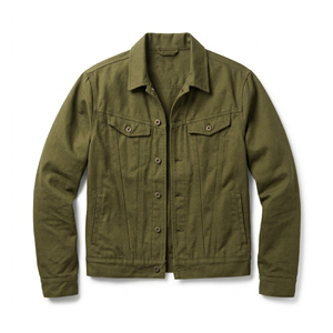 Veste en toile personnalisée, fabricant OEM ODM, toile de coton robuste, étiquette privée, production en gros, vêtements de travail durables de qualité - Product Image 1