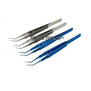Pinzas de Capsulorrexis Estilo Ultrata, de Titanio y Acero Inoxidable, Instrumentos Quirúrgicos Oftálmicos Manuales, con Certificación CE - Product Image 1