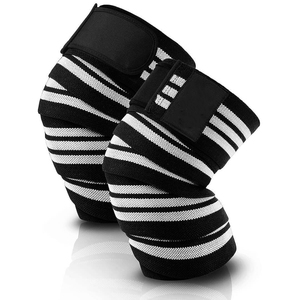 Manufacturer Breathable <b>Knee</b> Wraps Heavy Duty with Roll Around Closure and Comprehensive Protection for Weightlifting - Product Image 3