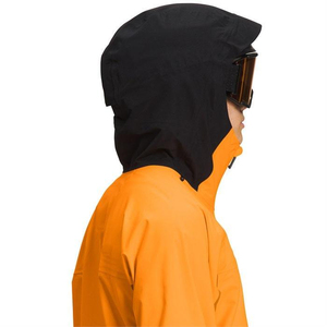 Men's <b>Orange</b> Hooded Puffer <b>Jacket</b> Private Label Snow <b>Jacket</b> Waterproof Custom <b>Ski</b> Snowboard Winter Outdoor Clothing - Product Image 4