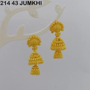 Ensemble de boucles d'oreilles pendantes à franges superposées en or plaqué or indien, bijoux, boucles d'oreilles à chaîne, couleur unie, Dubaï, Turquie, Bollywood - Product Image 5