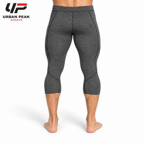 Lightweight <b>Men</b> Capri <b>Legging</b> Featuring Quick Dry Material Comfortable Waistband And Easy Movement <b>For</b> Daily Exercise - Product Image 3
