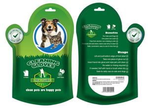 Mes gants de nettoyage pour animaux de compagnie (chiens, chats et lapins) - Lot de 6 - Gants doux pour le soin de la peau et le toilettage des animaux - Product Image 2