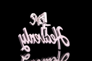 Pendentif personnalisé en acier inoxydable, style hip-hop, avec diamants glacés, en forme de cœur avec empreinte digitale - Product Image 2