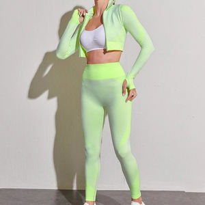 Conjunto Deportivo de Yoga para Mujer, Leggings Sin Costuras y Sujetador Deportivo, Ropa de Entrenamiento - Product Image 6