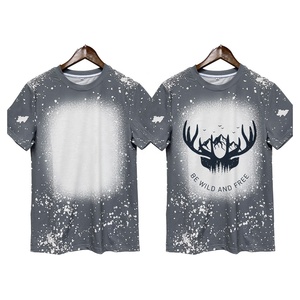 Kingsub-Camiseta blanca de sublimación para hombre, camisetas térmicas estampadas de poliéster en blanco, venta al por mayor - Product Image 4