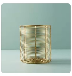 Elegant Design Home <b>Storage</b> Lightweight Rust Proof Attractive Metal Material Strong <b>Wire</b> Metal <b>Storage</b> <b>Basket</b> Hot Selling - Product Image 5
