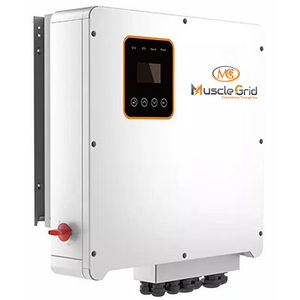 MuscleGrid Onduleur Solaire Hybride de Qualité Industrielle 15KW avec BMS, Sortie Monophasée 6KW, Entrée 500V, Onduleur 24VDC/48V pour Installation Monophasée - Product Image 3
