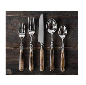 Juego de 4 cuchillos para queso al por mayor, con hojas de acero inoxidable, mangos decorativos de resina con diseño de hojas, aptos para lavavajillas y sostenibles. - Product Image 6