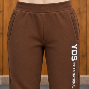 Pantalones Deportivos Casuales para Mujer, Corte Holgado, Pierna Ancha, Estilo Moderno, Cintura Alta, Largo hasta el Tobillo, con Franja Lateral - Product Image 4