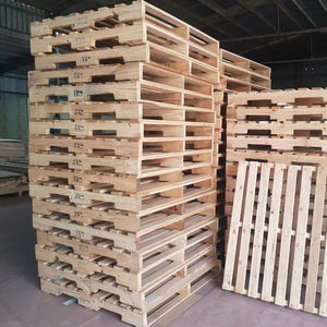 Paleta de Envío Industrial de Alta Resistencia, Madera Contrachapada de Doble Cara, Madera Sólida para Almacenamiento en Almacén, Logística de Exportación HLC - Product Image 1