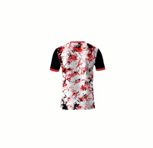 เสื้อยืดเปล่าแบบสปอร์ตสำหรับผู้ชายและผู้หญิง ผ้าเจอร์ซีย์โพลีเอสเตอร์ 100% พิมพ์ลายดิจิทัลตามสั่ง แขนสั้น เป็นมิตรกับสิ่งแวดล้อม - Product Image 2