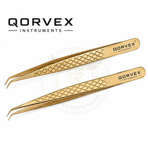 อุปกรณ์ยกขนตา แหนบไฟเบอร์แบบมีโลโก้ แหนบต่อขนตาแบบตรง - Product Image 6