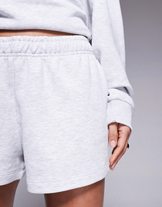 Custom Silk Screen Printed Logo Jogging Breathable 2-Piece Summer Lace Vintage Casual Sweatshirt Shorts <b>Set</b> - Product Image 4