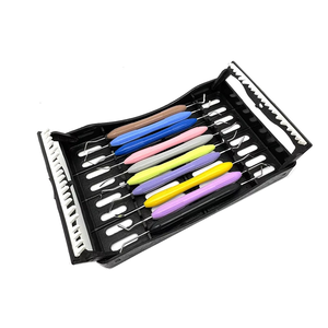 Ensemble de 10 spatules en résine composite dentaire, outil de mélange en silicone, restauration esthétique, instrument de laboratoire dentaire - Product Image 3